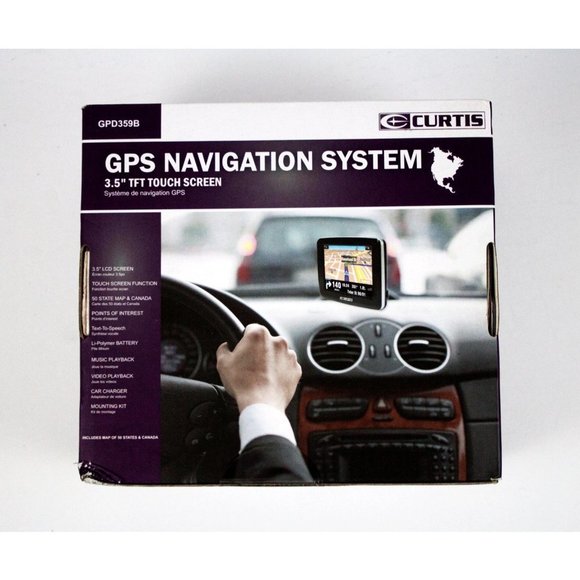 Curtis GPS Navigation System 3.5"‎ TFT Touch Screen Model GPD359B - Picture 2 of 2